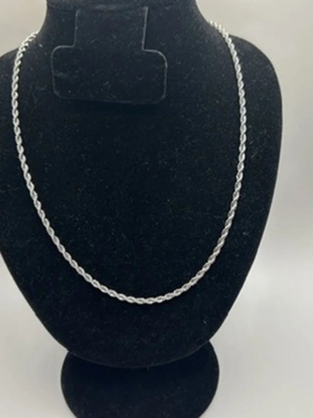Mens Rope Chain 3mm 22 Inch Real Silver Miami Bold Plated Solid Durable New